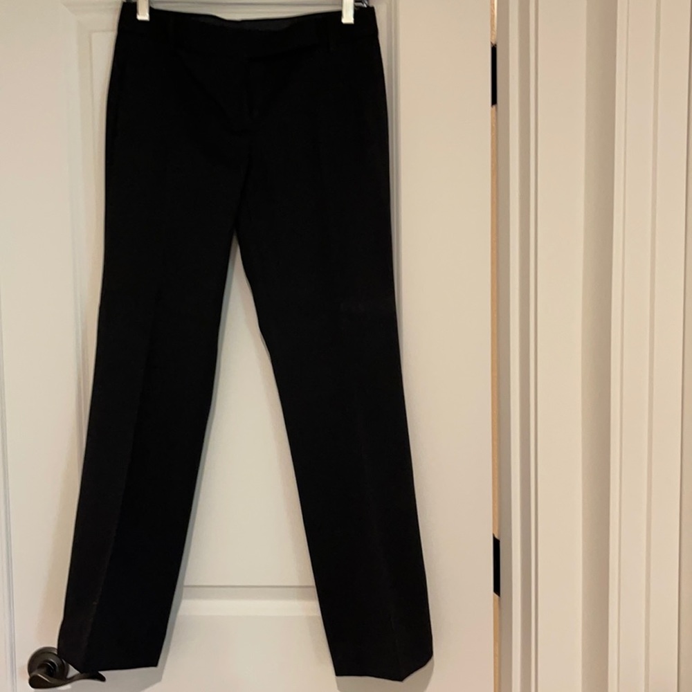JCrew city fit black trousers